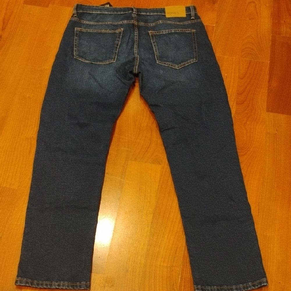 Jones New York Dark Blue Straight Jeans - Picture 4 of 5